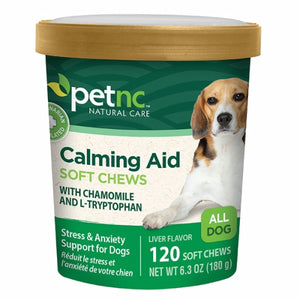 Pet NC, Calming Aid for Dogs, 120 Soft Chews