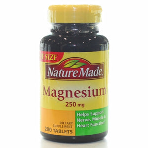 Nature Made, Magnesium, 250 mg, 200 Tabs
