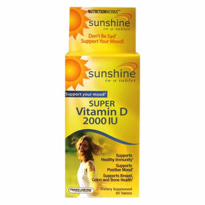 Sunshine, Vitamin D, 60 Caps