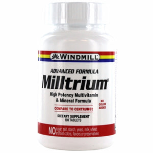 Windmill Health, Milltrium Tablets, 100 Tabs