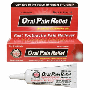 Dr.Sheffield's, Oral Pain Relief Gel, .33 Oz