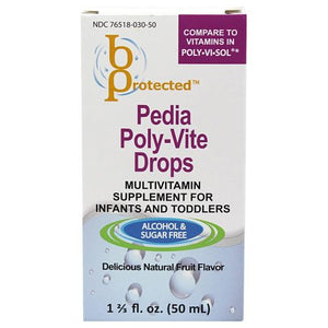 B Protected, Pedia Poly-Vite Drops, 50 ml