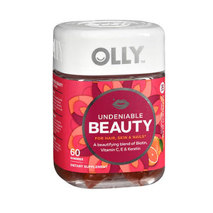 Olly, Olly Undeniable Beauty Gummies Grapefruit Glam, 60 Guumies
