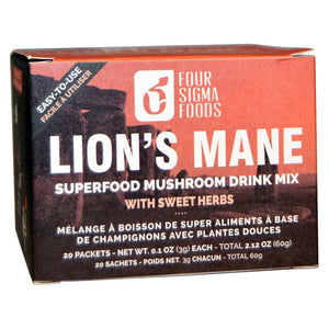 Four Sigma Foods Inc, Organic Elixir Lions Mane Mush, 20 Count