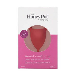 The Honey Pot, Silicon Menstrual Cup Size 1, 1 Count