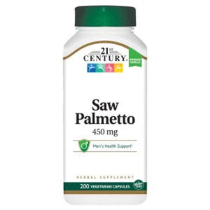 21st Century, Saw Palmetto, 450 mg, 200 Veg Caps