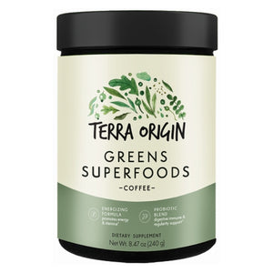 Terra Origin, Greens Superfoods Coffee, 8.47 Oz