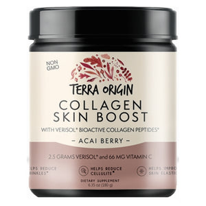 Terra Origin, Collagen Boost Powder Acai Berry, 6.35 Oz