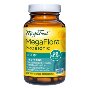 MegaFlora Plus Probiotic 30 Caps by MegaFood