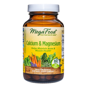 Calcium & Magnesium 60 Tabs by MegaFood