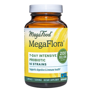 MegaFlora 200 7-Day Intensive Probiotic 7 Caps by MegaFood