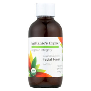 Brittaine's Thyme, Organic Balancing Facial Toner, 4 Oz