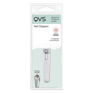 Qvs, Nail Clippers with Laser File, 1 Count