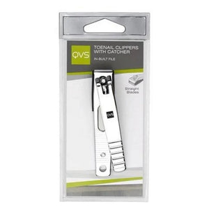 Qvs, Nail Clippers with Catcher, 1 Count