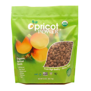 Apricot Power, Organic Bitter Apricot Seeds, 32 Oz