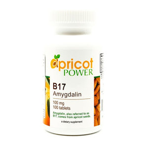 Apricot Power, Vitamin B17, 100 mg, 100 Tabs