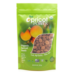 Apricot Power, Organic Bitter Apricot Seeds, 8 Oz