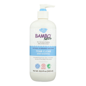 Bambo Nature, Tear Clear Baby Shampoo, 16.9 Oz