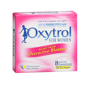 Aquadeks, Oxytrol for Women, 8 Patches