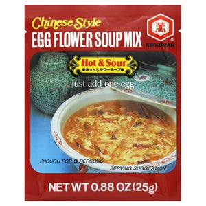 Kikkoman, Hot And Sour Egg Flower Soup Mix, 0.88 Oz(Case Of 12)