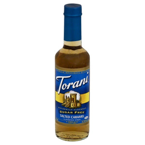 Torani, Sugar Free Salted Caramel Flavoring Syrup, 12.7 Oz(Case Of 4)