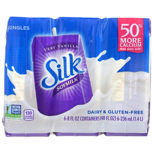 Silk, Shelf Stable Very Vanilla Soy Milk, 48 Oz(Case Of 3)