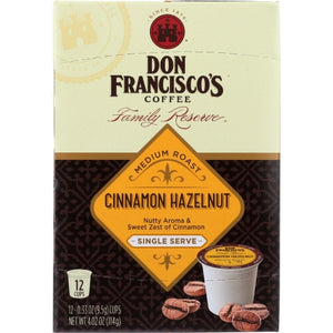 Don Francisco, Coffee Cinn Hzlnt Ss, 12 Count(Case Of 6)