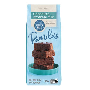Pamela's Products, Gluten Free Brownie Mix Chocolate, 16 Oz(Case Of 6)