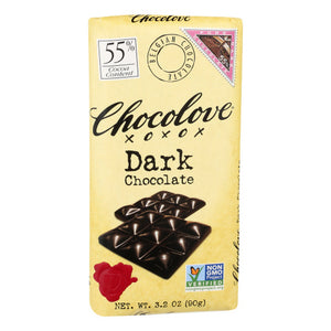 Chocolove, Dark Chocolate Bar, 3.2 Oz(Case Of 12)