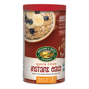 Natures Path, Organic Quick Cook Instant Oats, 18 Oz(Case Of 6)
