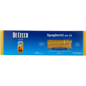 Pasta Spaghetti Case of 20 X 16 Oz by De Cecco
