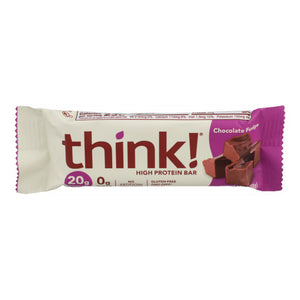 Think!, Chocolate Fudge Protein Bar, 2.1 Oz(Case Of 10)