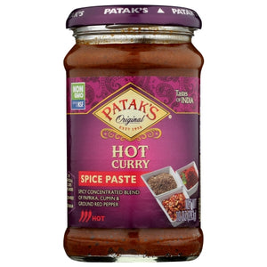 Concentrated Hot Curry Paste 10 Oz by Patak's