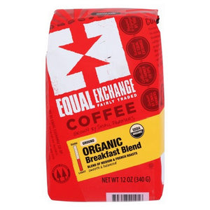 Equal Exchange, Organ Ic Coffee Breakfast Blend, 12 Oz(Case Of 6)