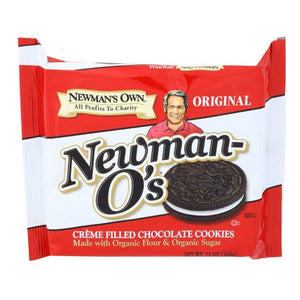 Newman's Own, Organic Vanilla Creme Cookies  O'S, 13 Oz(Case Of 6)
