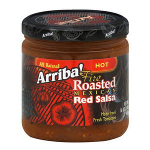 Arriba, Salsa Red Hot, 16 Oz(Case Of 6)