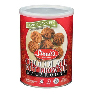 Streits, Chocolate Nut Brownie Macaroons, 10 Oz(Case Of 12)