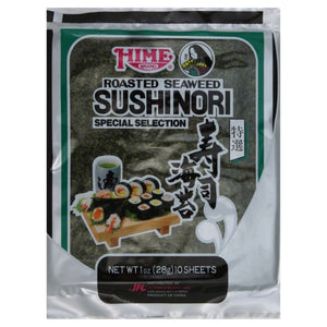 Hime, Seaweed Sushi Nori, 10 Count(Case Of 12)