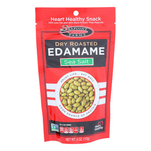 Sea Point Farms, Dry Roasted Lightly Salted Edamame, 4 Oz(Case Of 12)