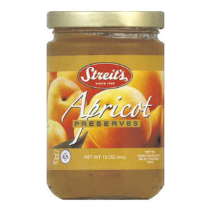 Streits, Preserve Apricot, 12 Oz(Case Of 12)