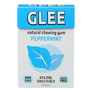 Glee Gum, Sugar Free Mint Chewing Gum Box, 16 Count(Case Of 12)