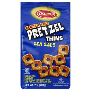 Osem, Sea Salt Pretzel Thins, 7 Oz(Case Of 12)