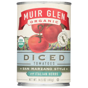 Tomato Diced Ital Hrb Org Case of 12 X 14.5 Oz by Muir Glen