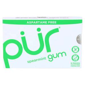 The Pur Company, Pur Spearmint Gum, 9 Count(Case Of 12)