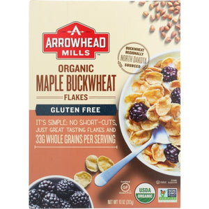Arrowhead Mills, Organic Maple Buckwheat Flakes, 10 Oz(Case Of 6)