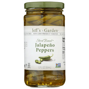 Jeff's GardenPatak, Sliced Tamed Jalapeno Peppers, 12 Oz(Case Of 6)