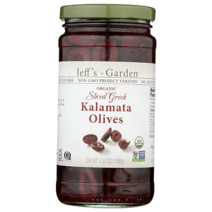 Jeff's GardenPatak, Organic Greek Kalamata Sliced Olives, 7 Oz(Case Of 6)