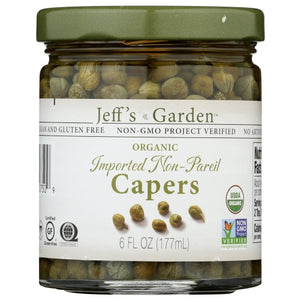 Jeff's GardenPatak, Organic Imported Non Pareil Capers, 6 Oz(Case Of 6)