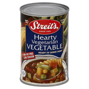 Streits, Hearty Vegetarian Vegetable Soup, 15 Oz(Case Of 6)