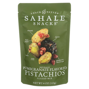 Sahale Snacks, Naturally Pomegranate Flavored Pistachios, 4 Oz(Case Of 6)